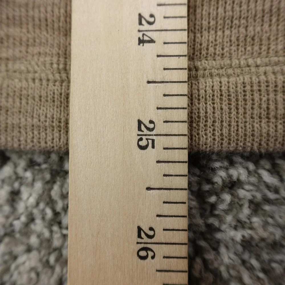 Banana Republic Sweater Mens 2XL‎ Beige Brown Tan Thermal Knit Crewneck Pullover